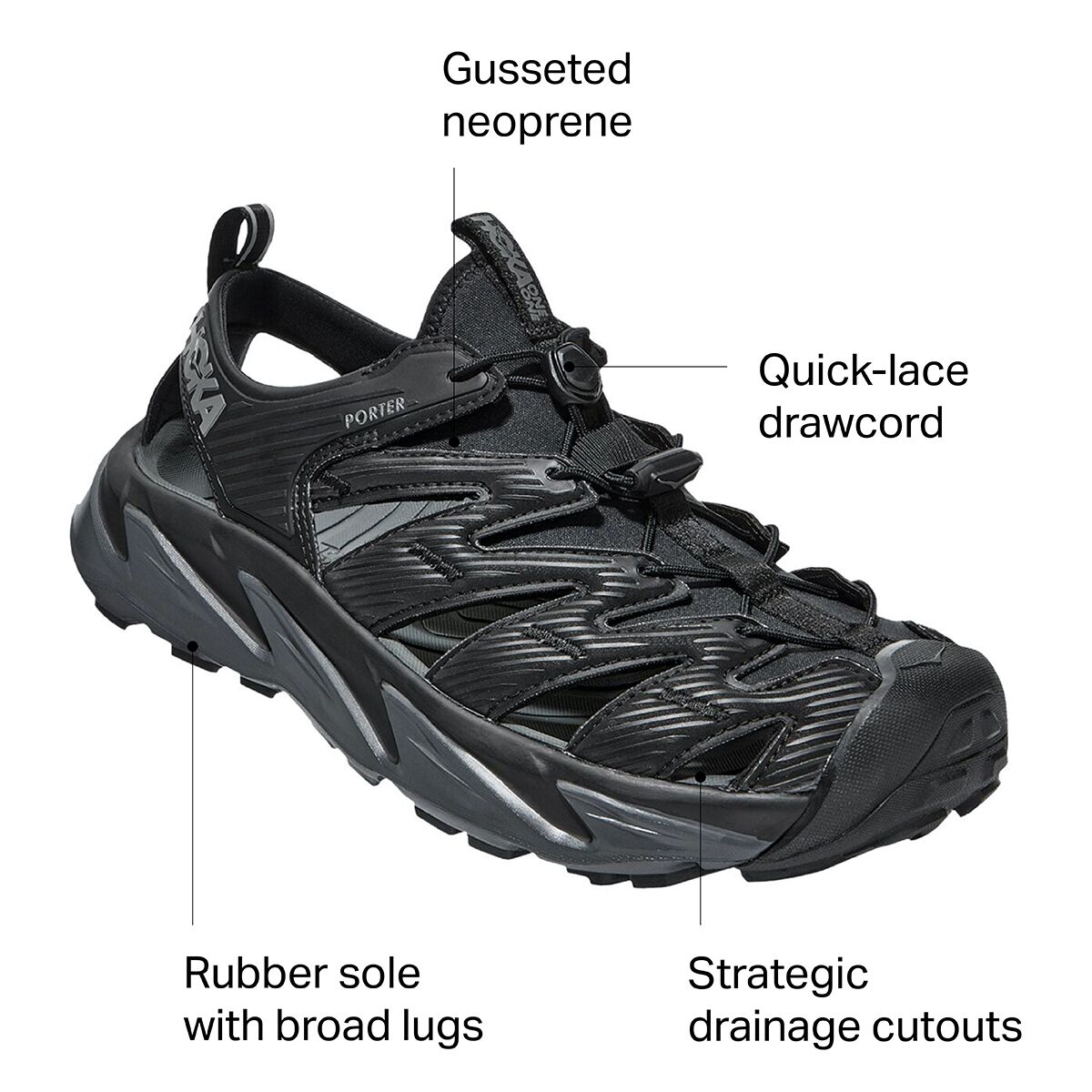 HOKA Hopara Sandal Men's Footwear