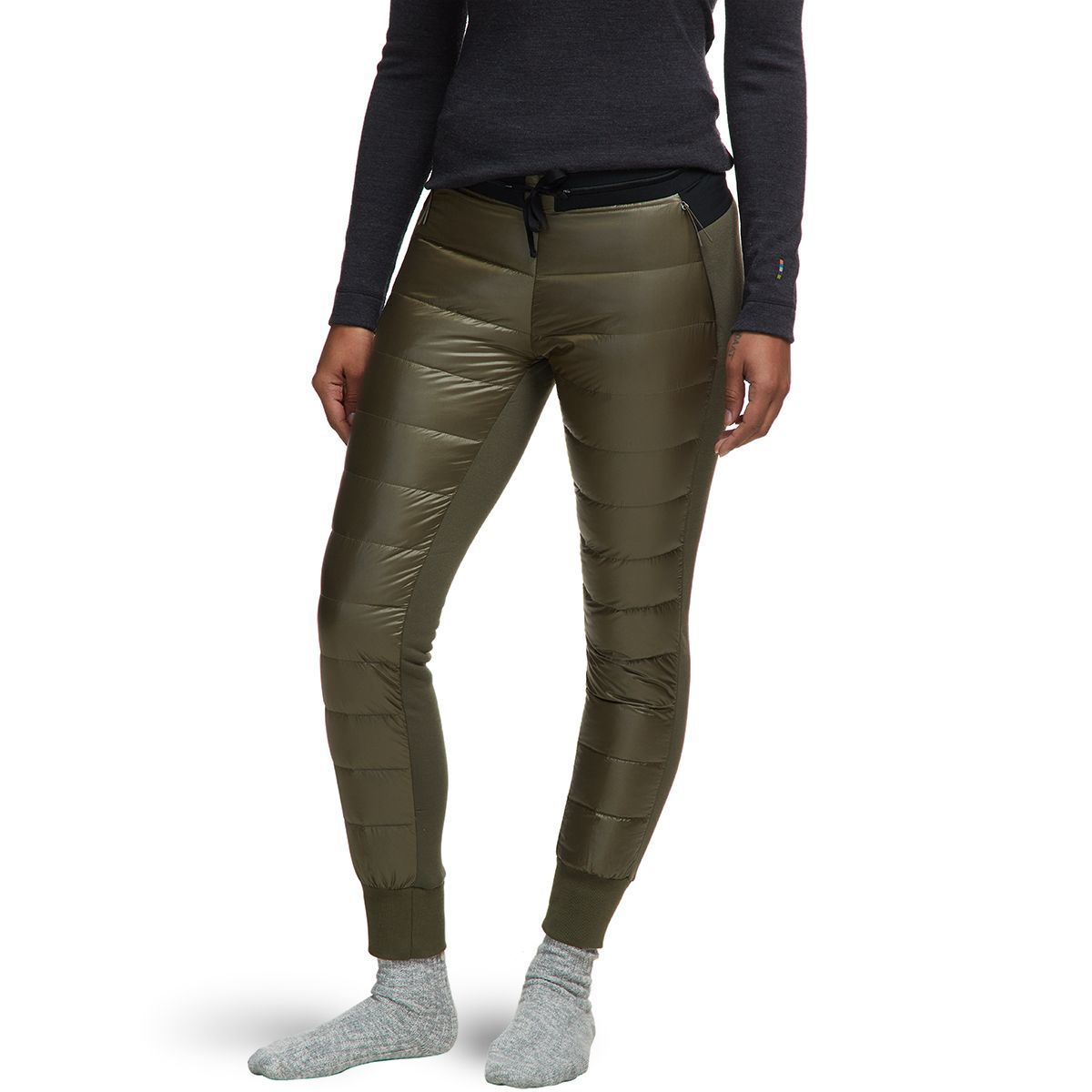 womens quilted joggers