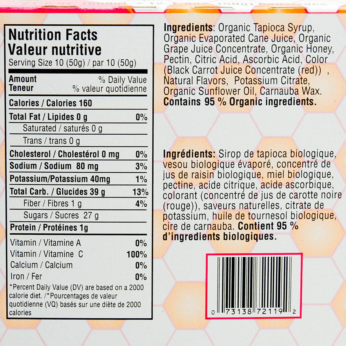 Honey Stinger Organic Energy Chews 12 Pack