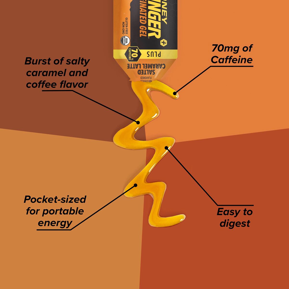 Honey Stinger Organic Energy Gels - 12-Pack