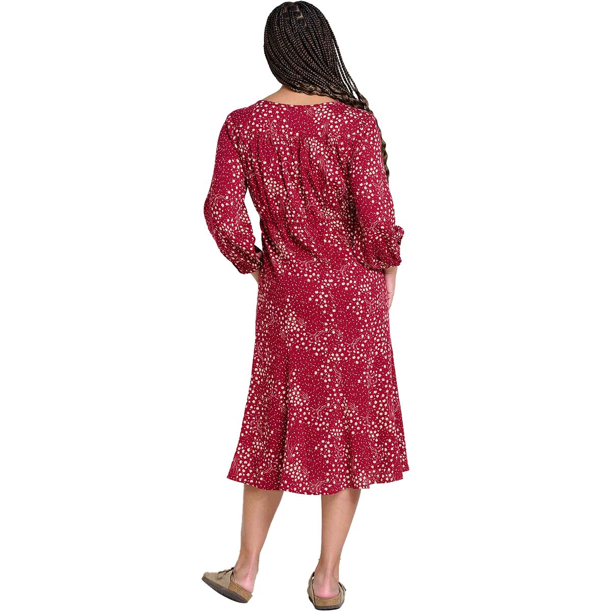 Toad&Co Manzana Paneled Midi Long-Sleeve Dress -...