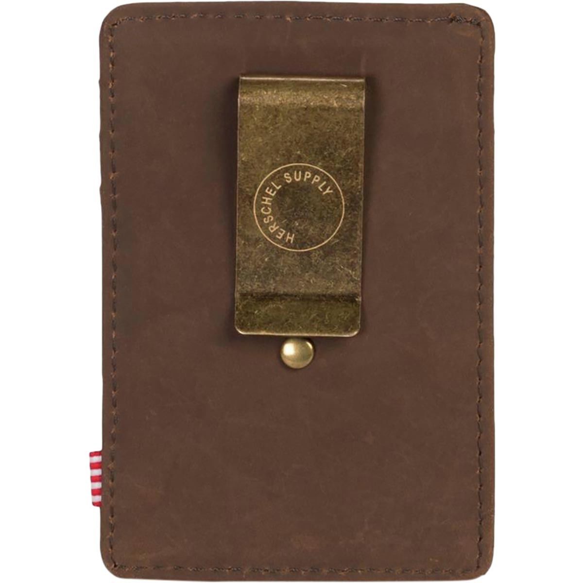 Herschel Supply Raven Leather RFID Card Holder Wallet Men's