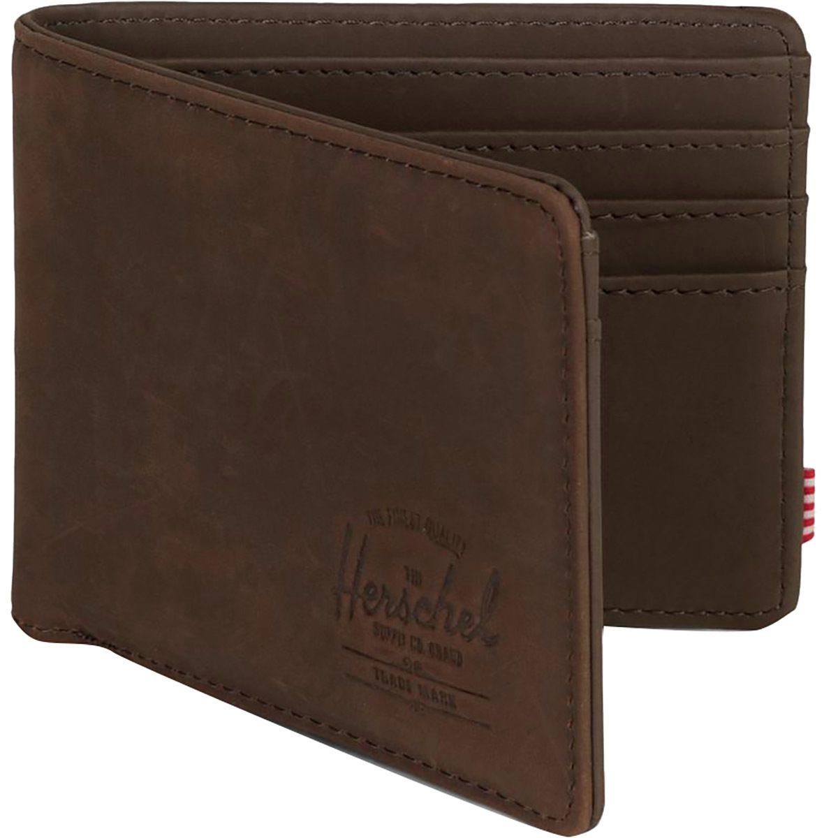 Herschel Supply Hank Leather RFID BiFold Wallet Men's Accessories