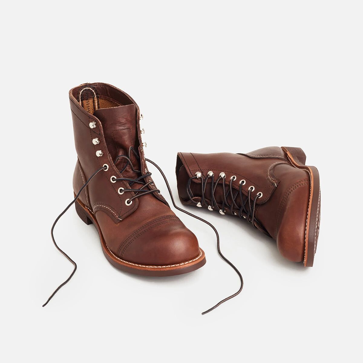 Мужские ботинки Red Wing Heritage Iron Ranger 6in Boot, цвет: Янтарный — фото 5