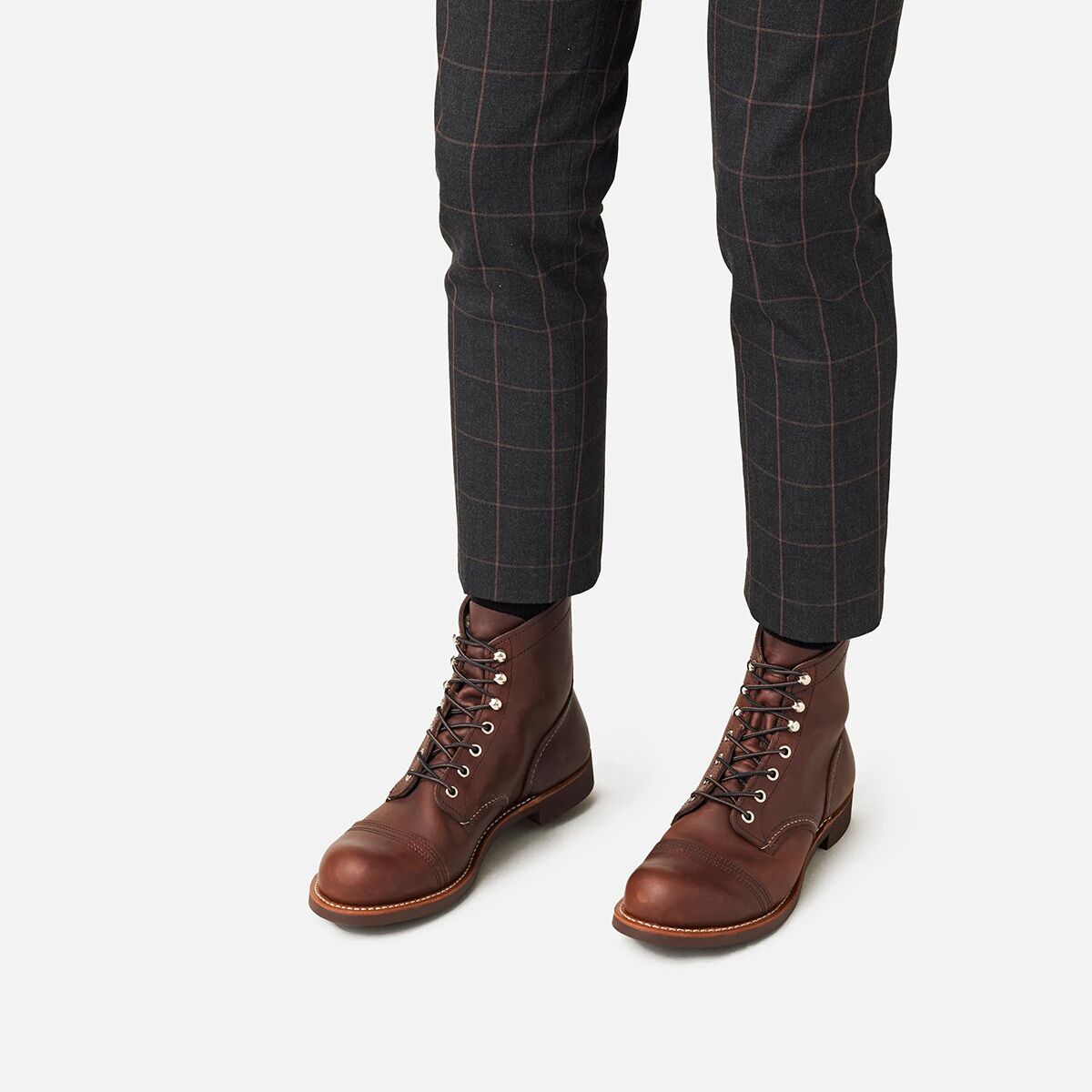 Мужские ботинки Red Wing Heritage Iron Ranger 6in Boot, цвет: Янтарный — фото 6