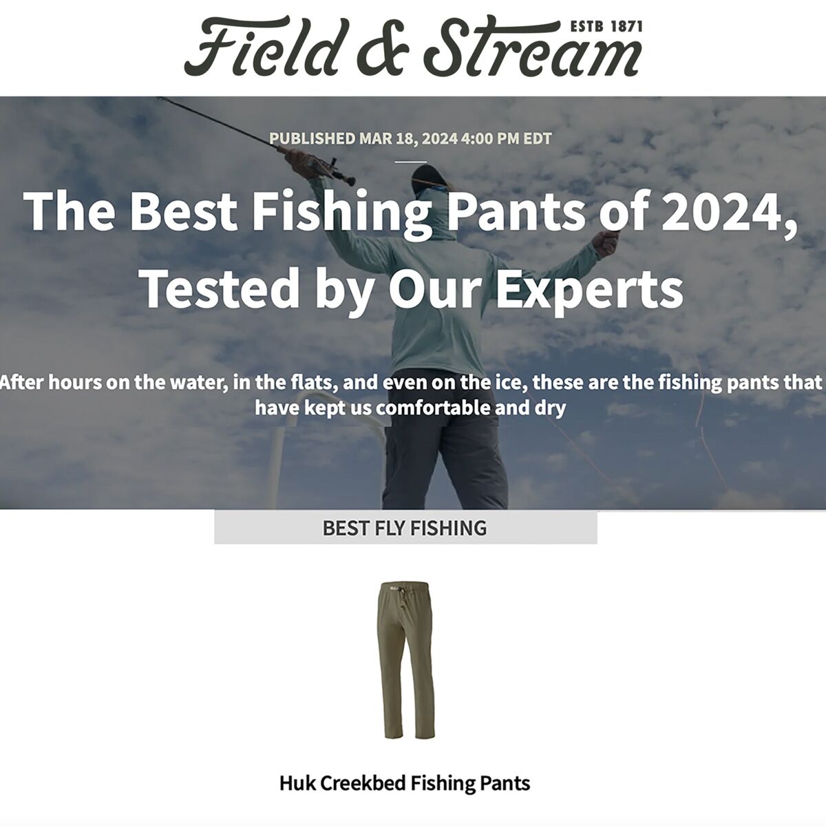 Huk Creekbed Pant - Men´s