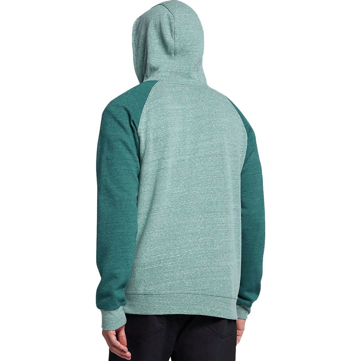 Hurley Men's Rise & Jam Full-Zip Hoodie - Cotton-Poly Blend With Kangaroo Pocket - View #3