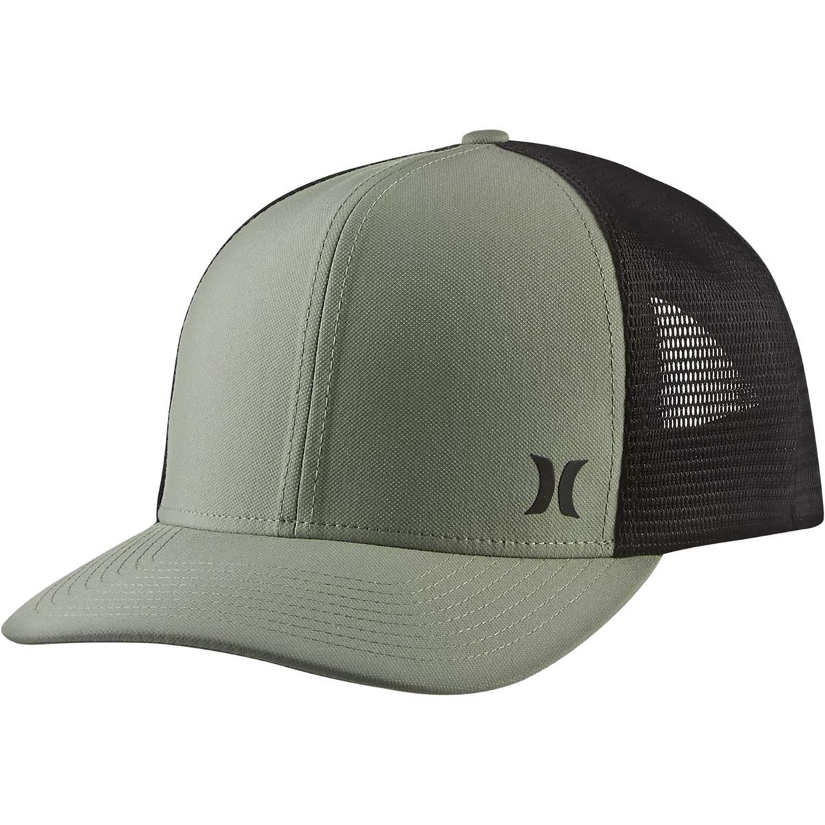 Hurley Men's Icon Textures Mesh Flex Fit Hat Cap (Small/Medium, Blue