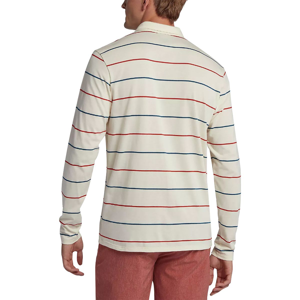 hurley long sleeve polo