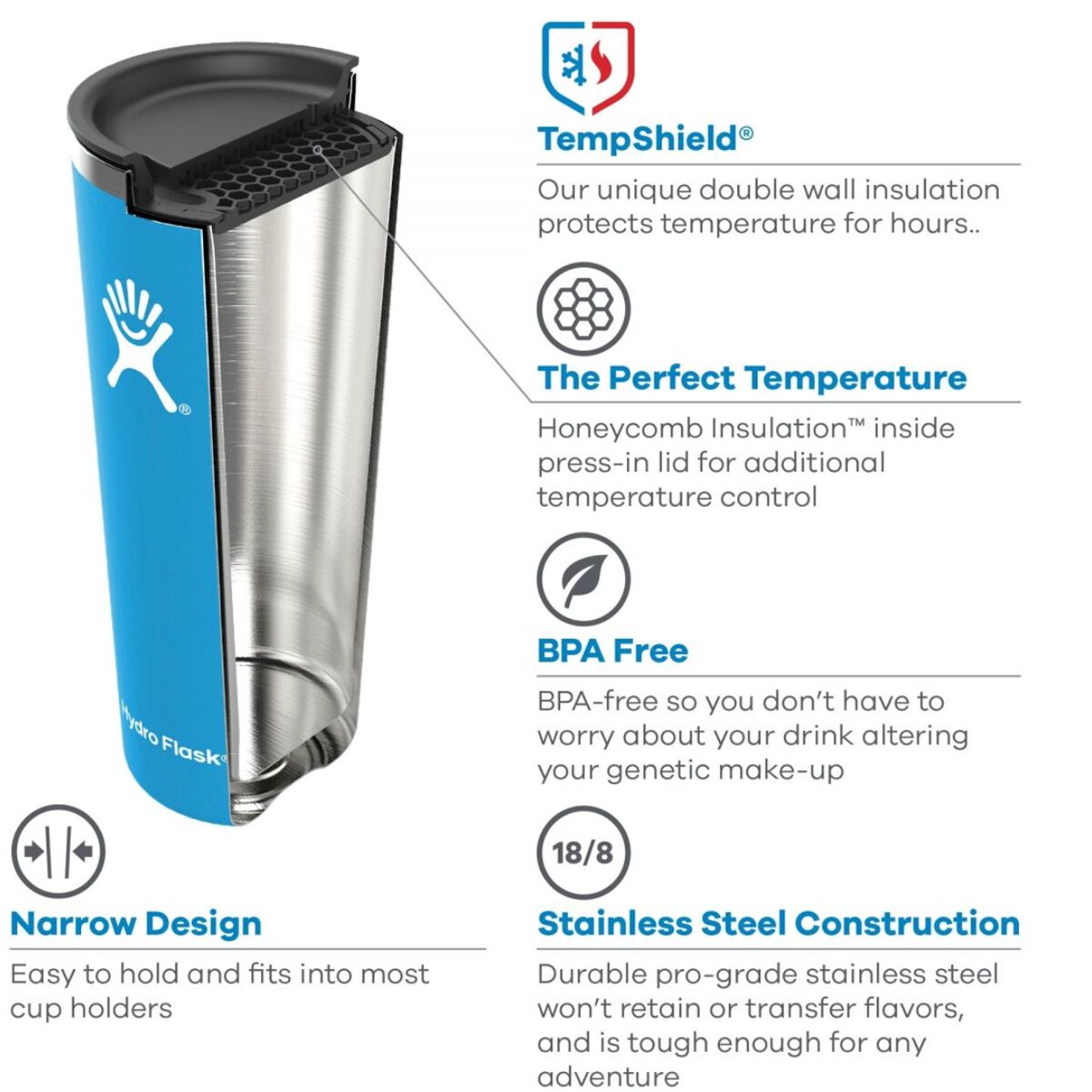Hydro Flask 16oz Tumbler Hike & Camp