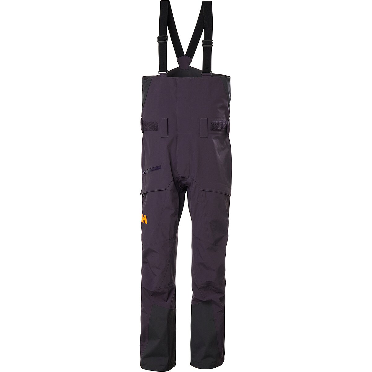 Мужские брюки Helly Hansen Sogn Bib Shell Pant, цвет: Чёрный виноградный — фото 7