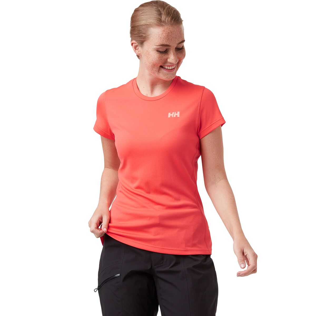 Helly Hansen Men's Pace Light LIFA Flow Short Sleeve T-Shirt – Moisture Wicking, UPF 30, Mesh Panels