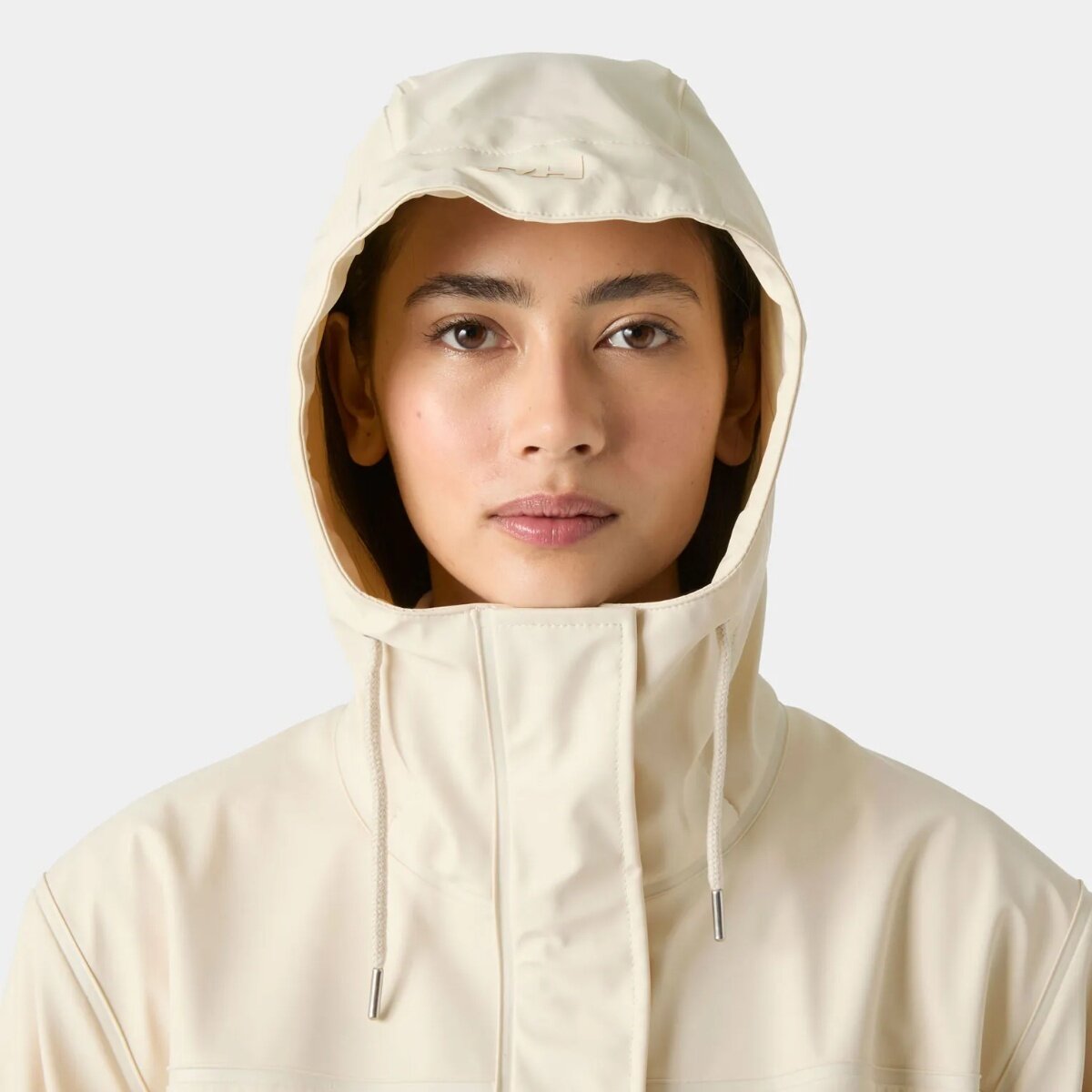 Женское пальто Helly Hansen Moss Rain Coat, цвет: Кремовый — фото 5