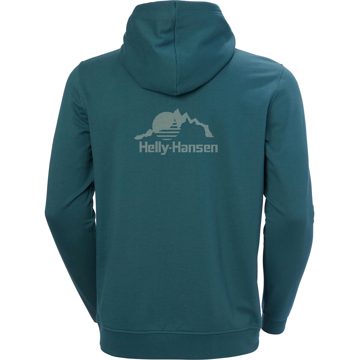 Мужское худи Helly Hansen Nord Graphic Pullover, цвет: Dark Creek 2 — фото 2
