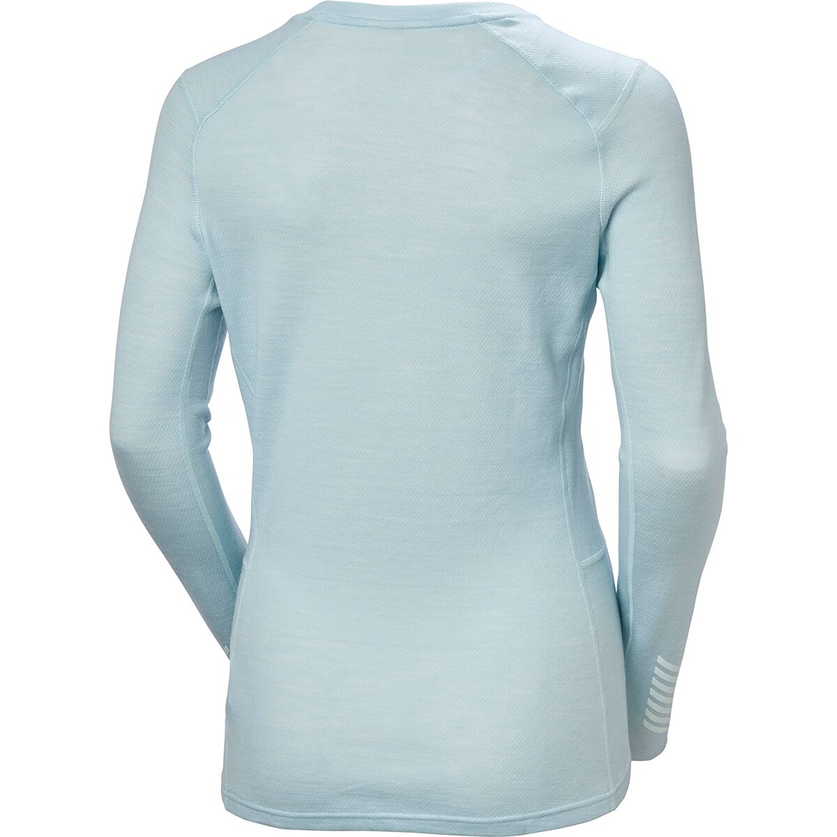 Женский топ Helly Hansen Lifa Merino Midweight Graphic Top, цвет: Синяя гусиная лапка — фото 4