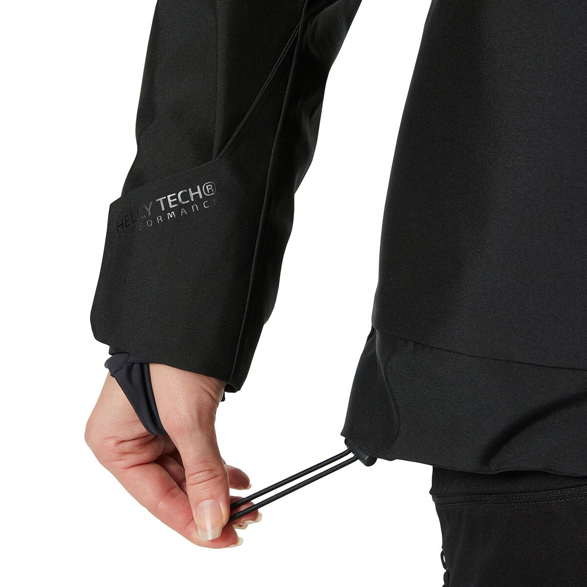 Женская куртка Helly Hansen Powderqueen 3.0 Jacket, цвет: Чёрный — фото 9