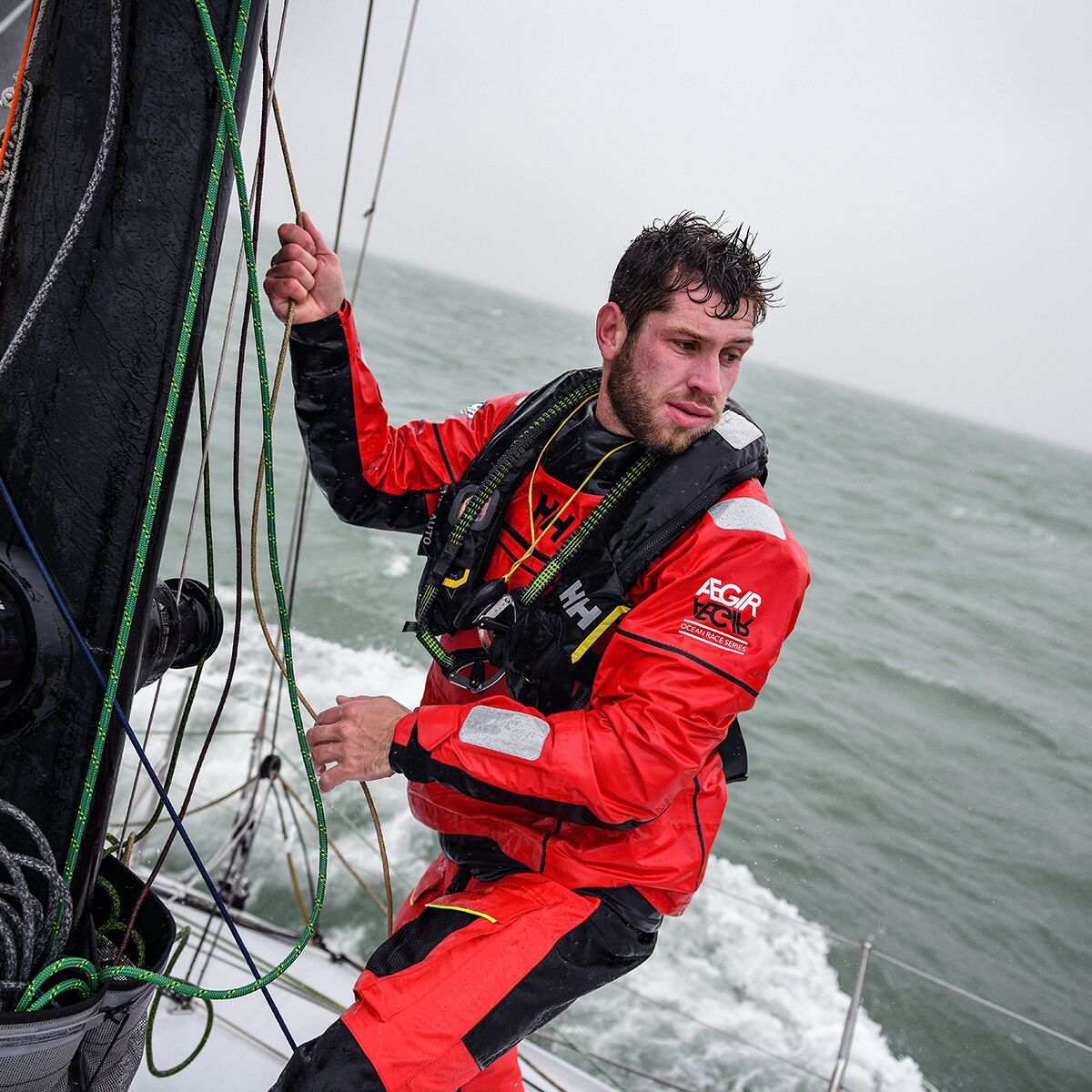 Helly-Hansen Aegir Ocean Pantalon Homme, Ébène, Moyen