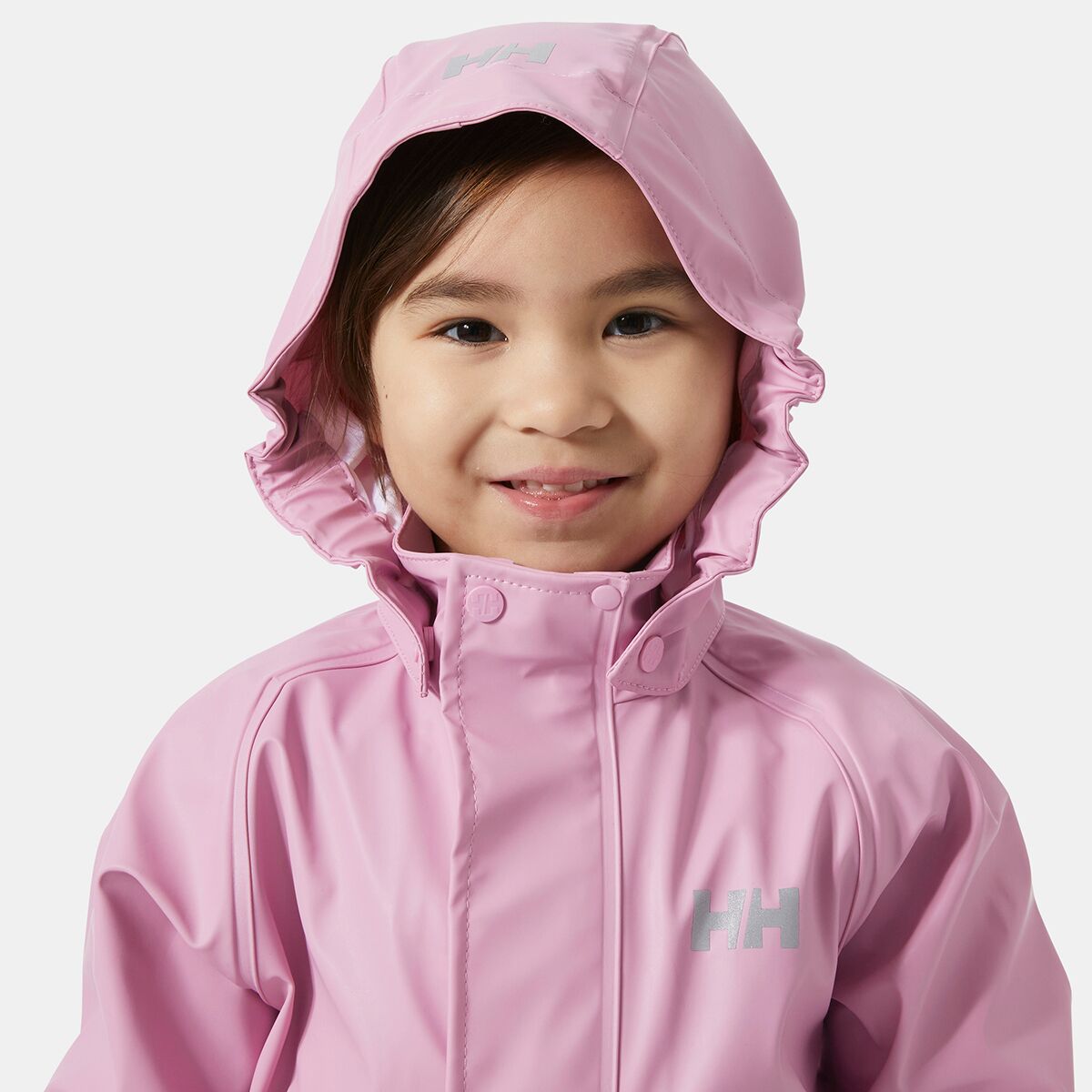 Детские комплекты Helly Hansen Bergen 2.0 PU Rain Set - Toddlers', цвет: Розовый — фото 8