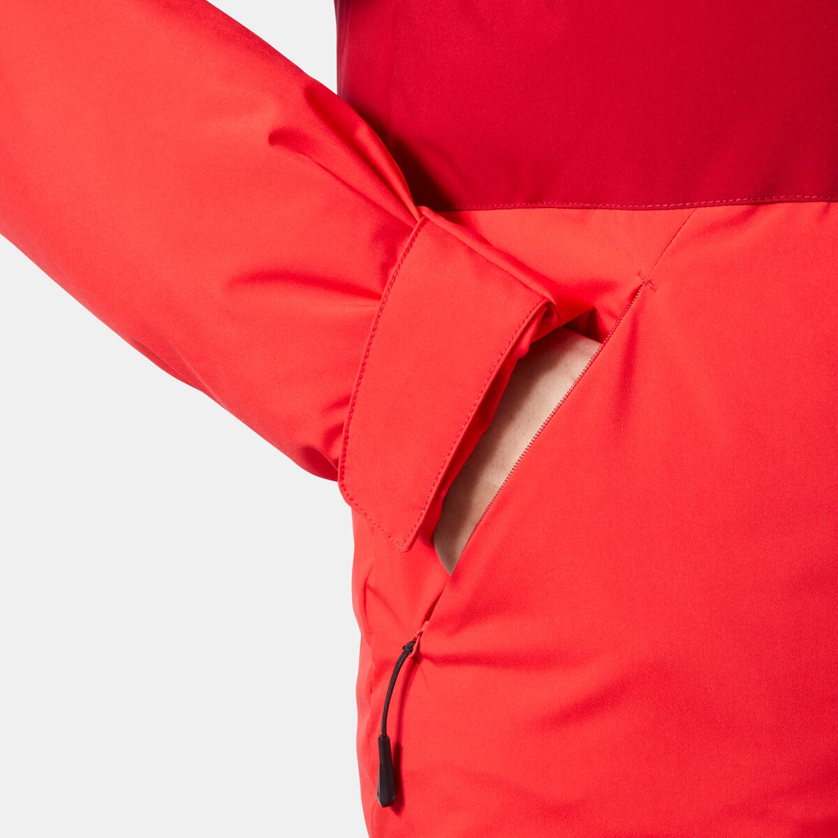 Женская куртка Helly Hansen Nora Short Puffy, цвет: Красный — фото 4