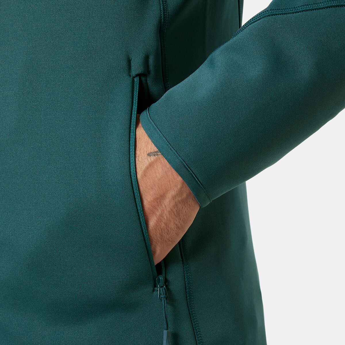 Мужская куртка Helly Hansen Alpha Zero Fleece, цвет: Dark Creek — фото 5