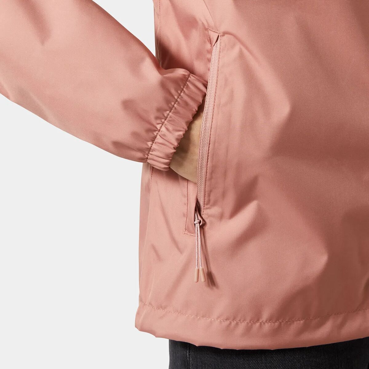 Женская куртка Helly Hansen Vancouver Rain Jacket, цвет: Пепельный розовый — фото 4