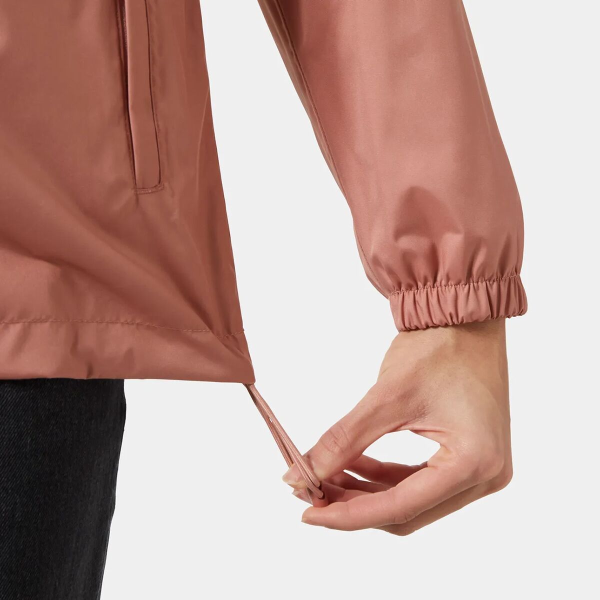 Женская куртка Helly Hansen Vancouver Rain Jacket, цвет: Пепельный розовый — фото 5