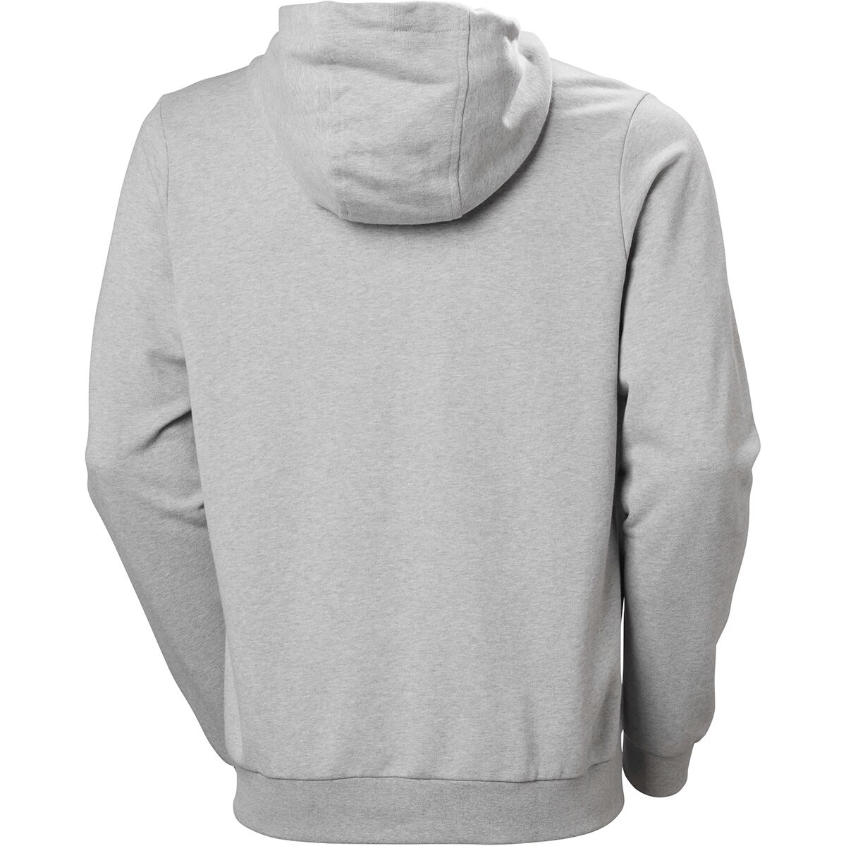 Мужское худи Helly Hansen Logo Full-Zip 2.0, цвет: Серый меланжевый — фото 3