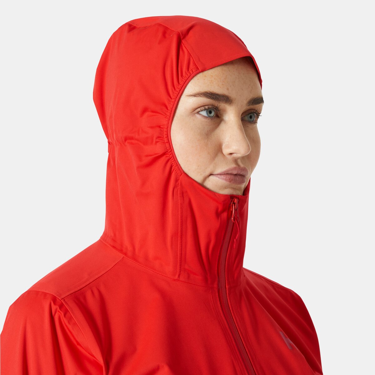 Женская куртка Helly Hansen Momentum 3L Stretch, цвет: Красный — фото 2