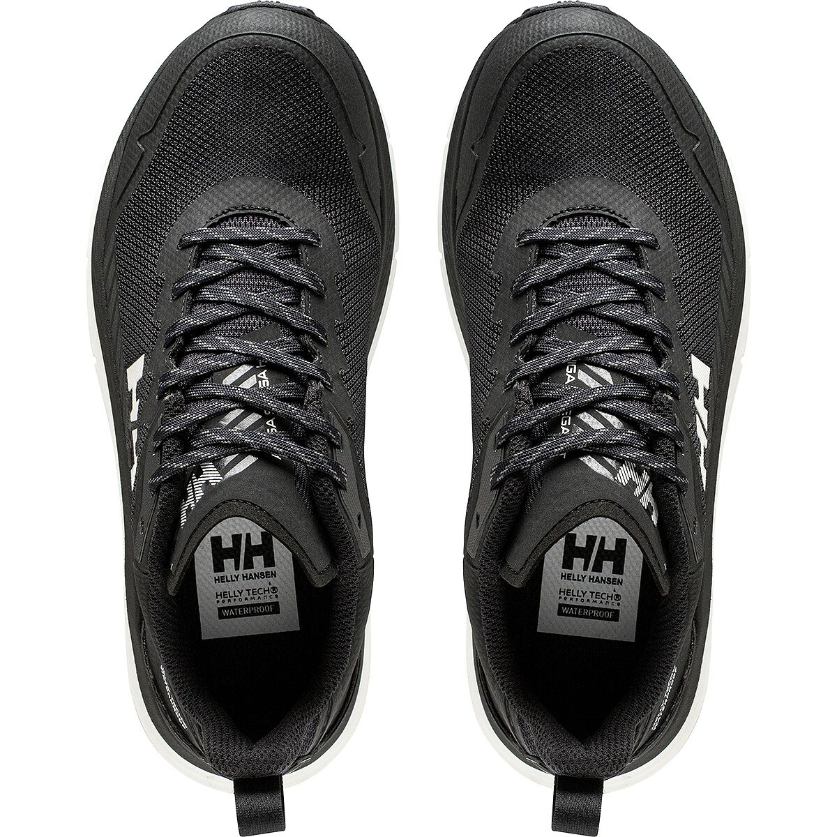 Женские кроссовки Helly Hansen Stega Helly Tech Waterproof Hiking, цвет: Чёрный / Молочный белый — фото 7
