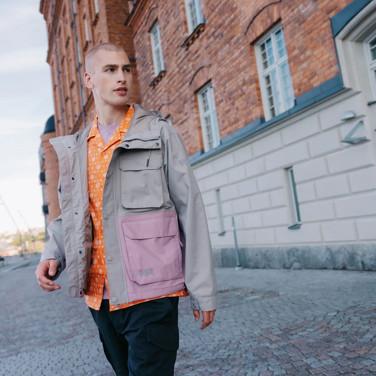 Мужская куртка Helly Hansen Escape Utility Rain, цвет: Terrazzo — фото 8