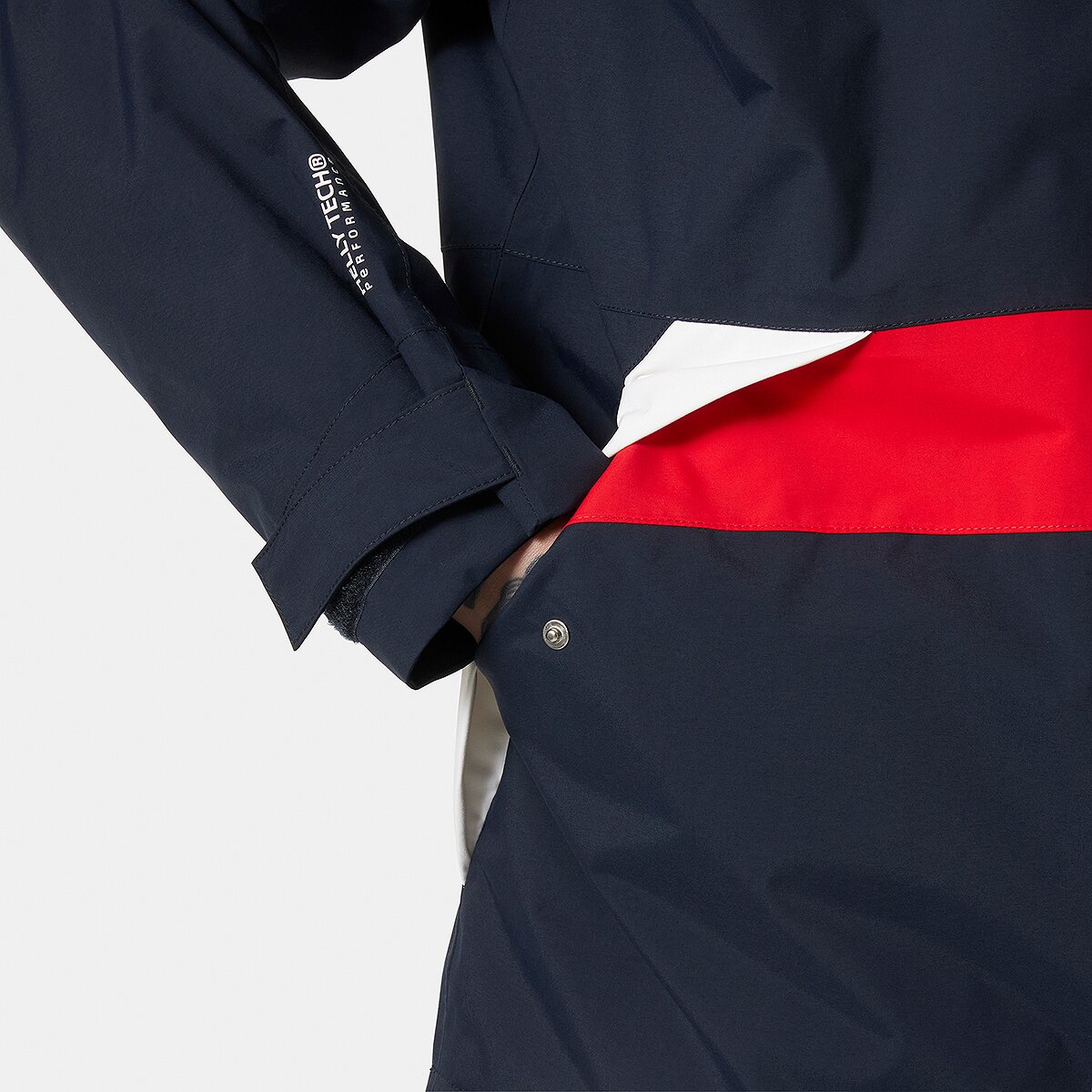 Мужская куртка Helly Hansen Koster All-Weather, цвет: Тёмно-синий — фото 3
