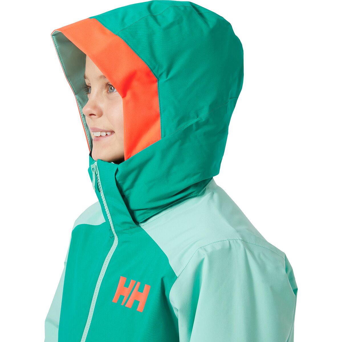 Куртка Helly Hansen Jr Stellar Jacket 2.0 для девочек, цвет: Lagoon — фото 10