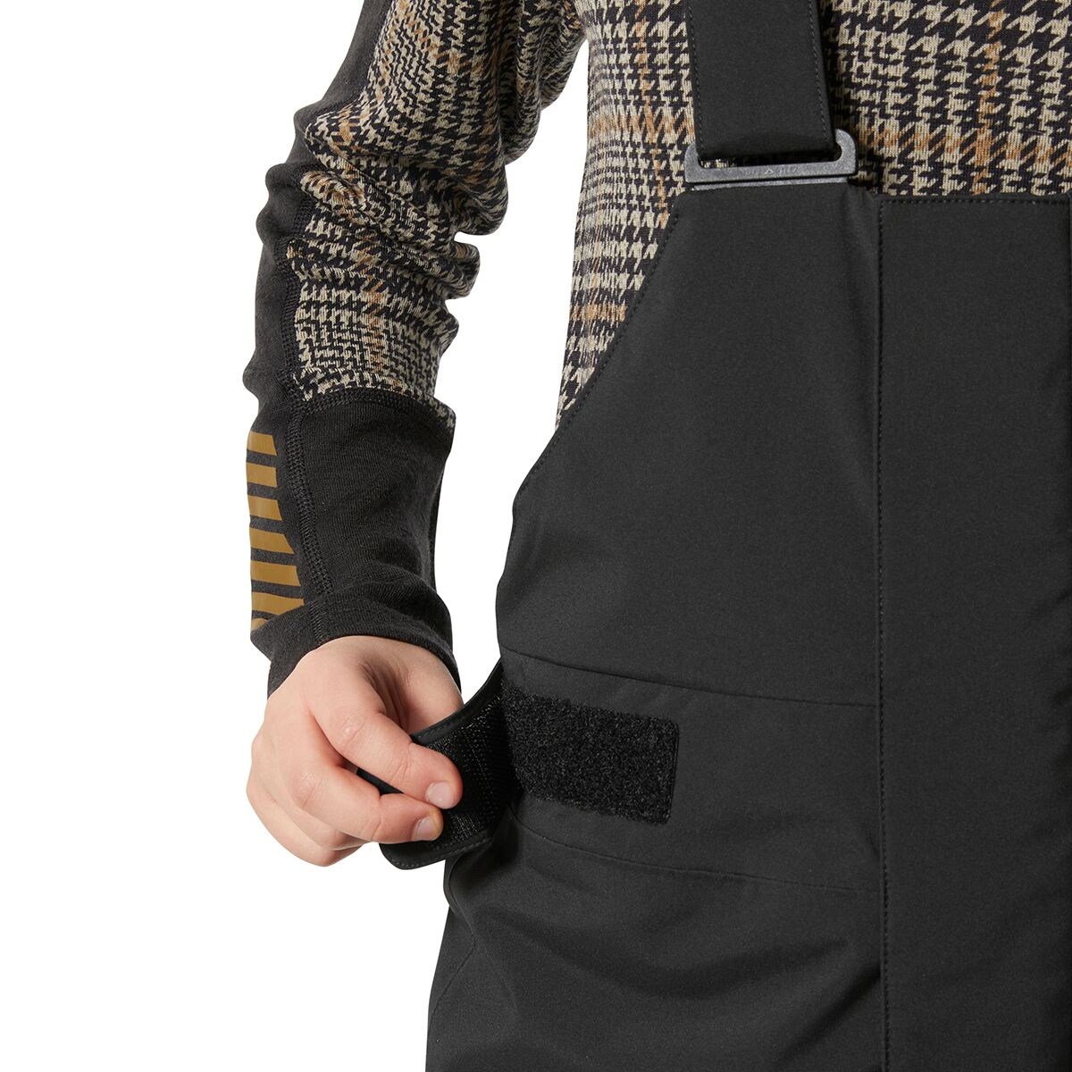Детские брюки Helly Hansen Jr Summit 2.0 Bib Pant, цвет: Чёрный — фото 6