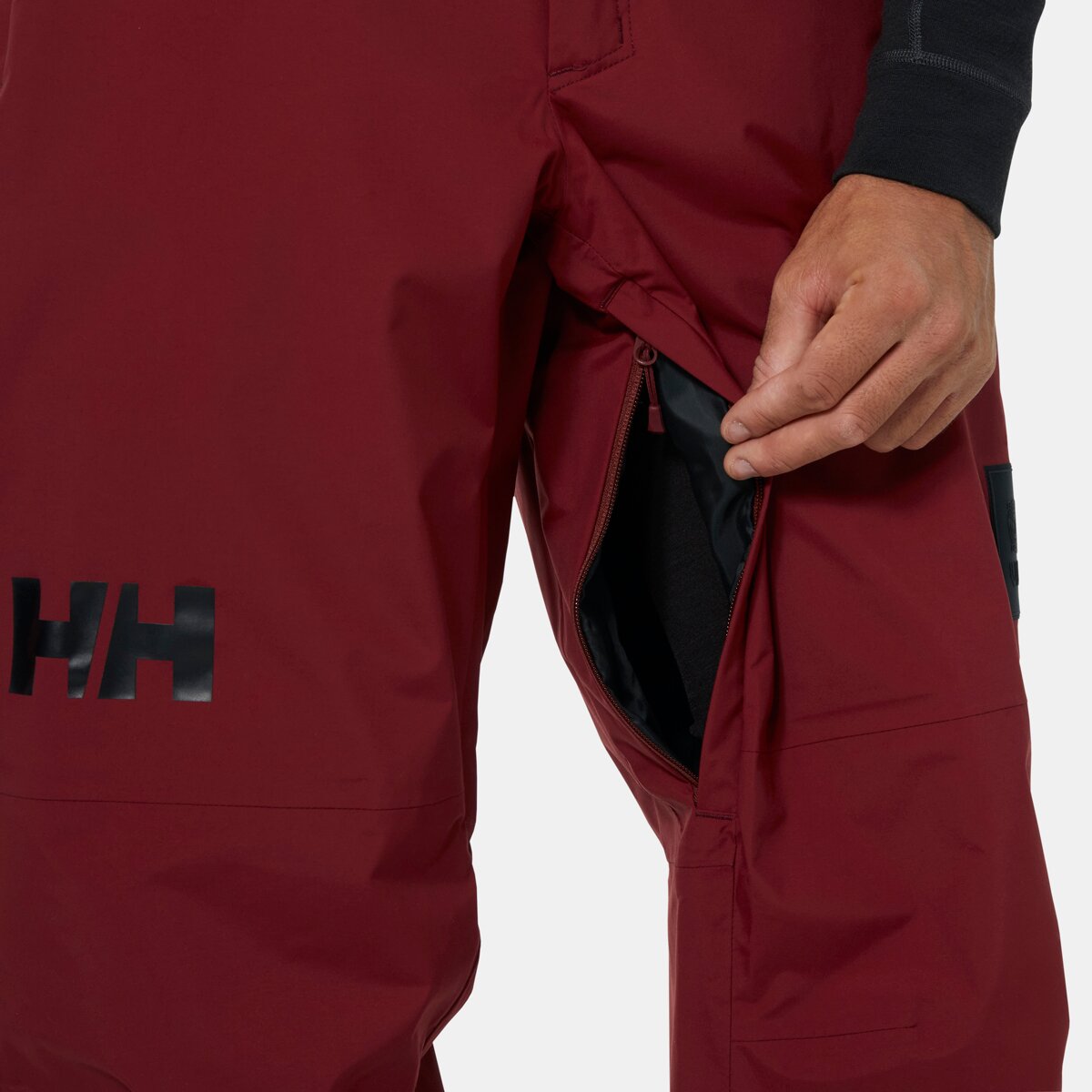 Брюки Helly Hansen Ullr D Pant 2.0, цвет: Красный — фото 5