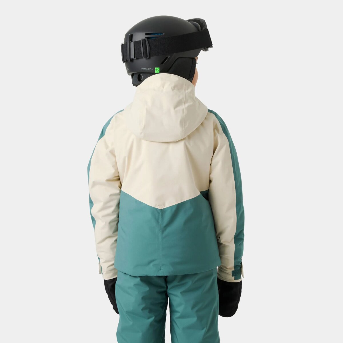 Куртка Helly Hansen Jr Snowbliss для девочек, цвет: Зелёный — фото 3