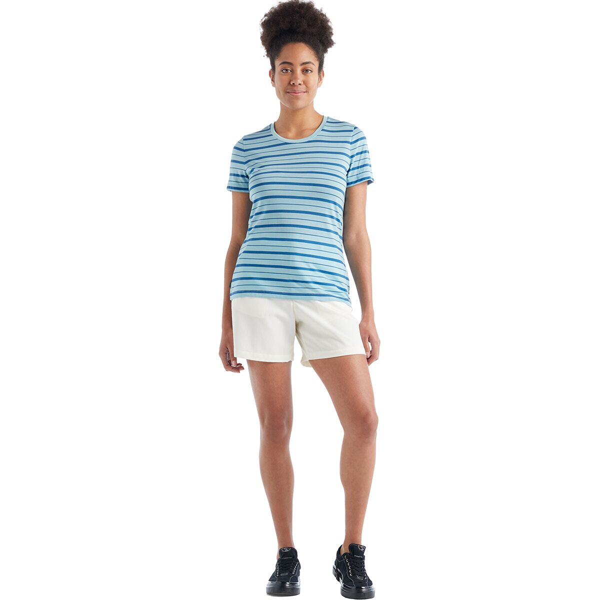Icebreaker Wave Stripe Short-Sleeve T-Shirt - Women´s