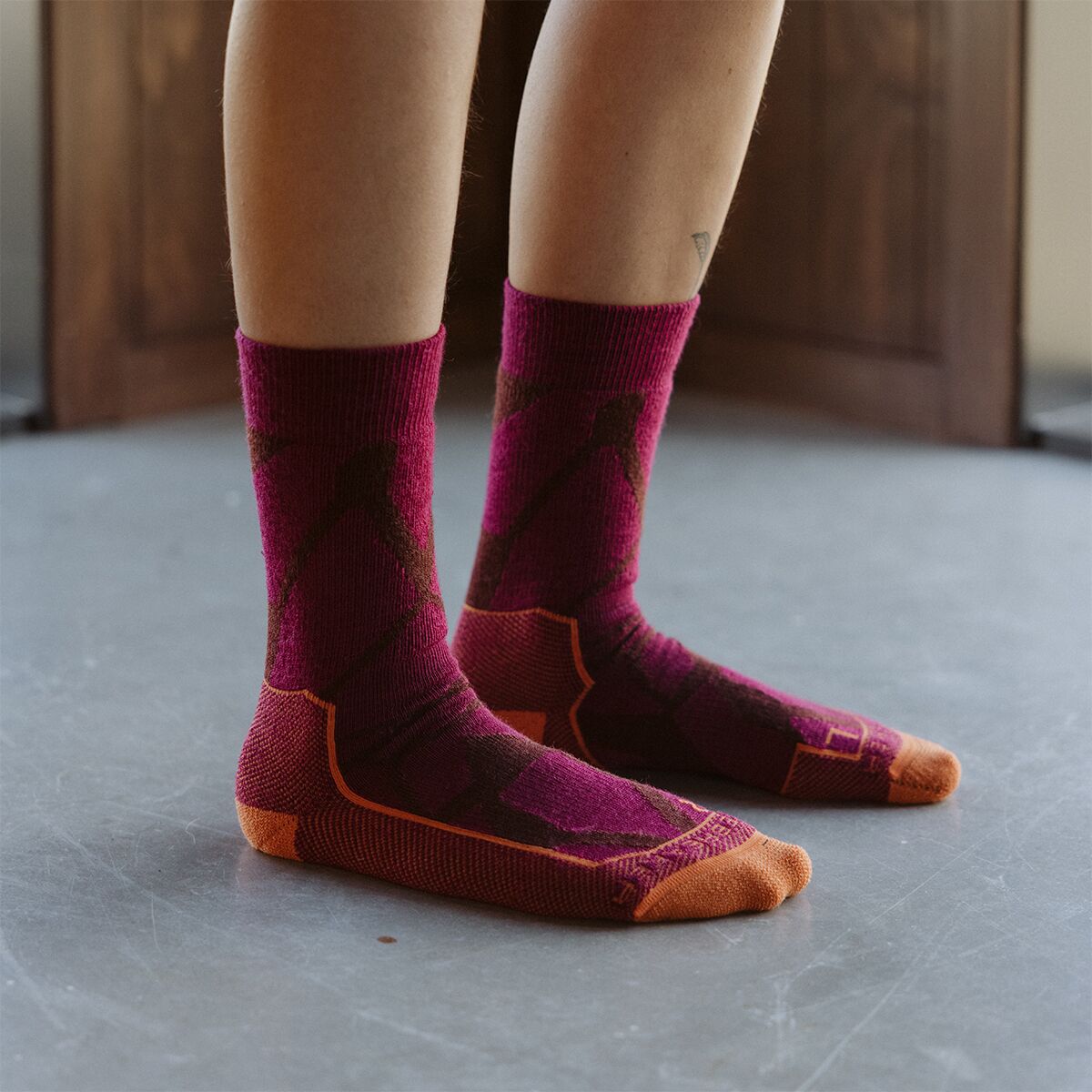 Icebreaker Hike+ Medium Crew Fractured Landscapes Women's Accessories