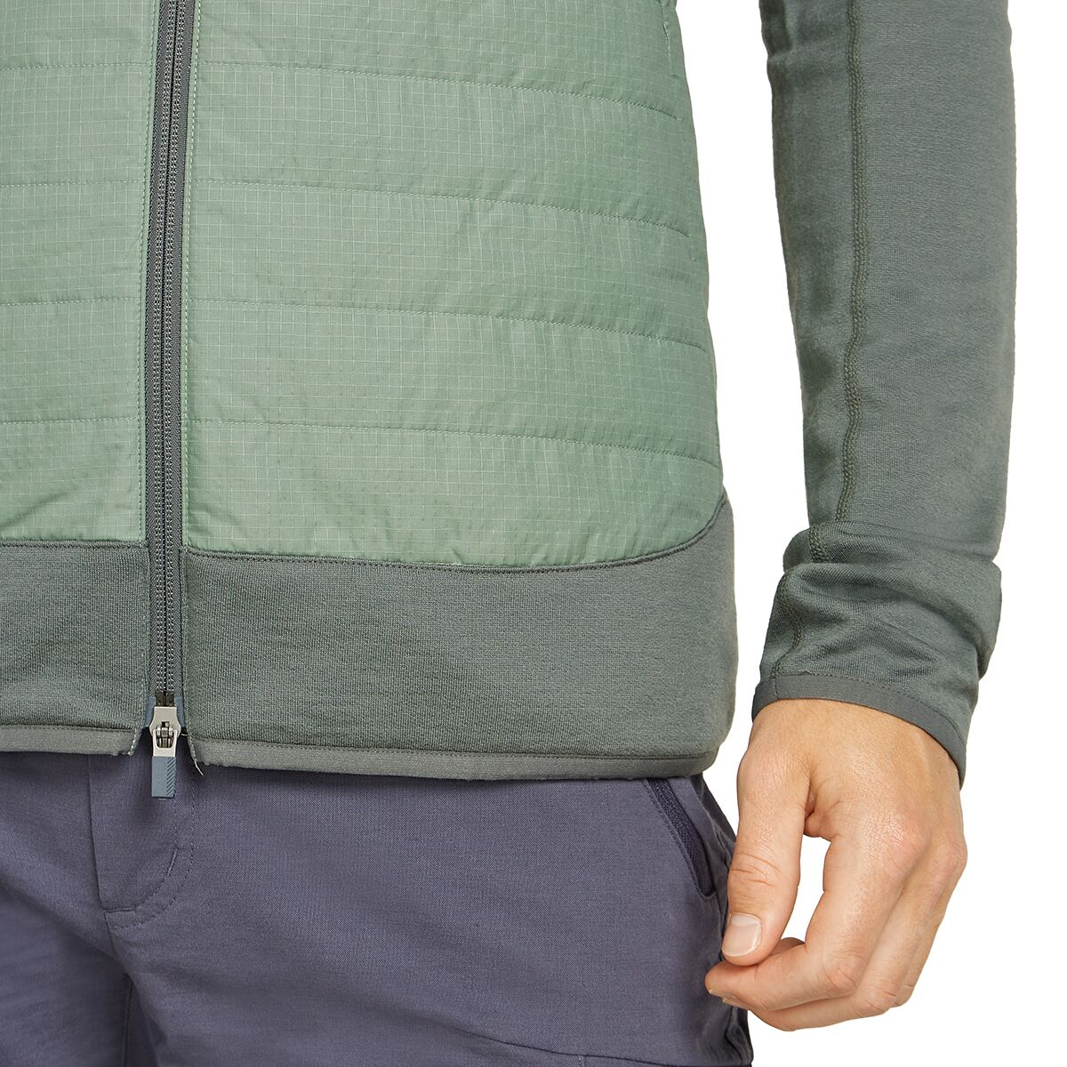 Icebreaker Merino Quantum Hybrid Long-Sleeve Zip Hooded...