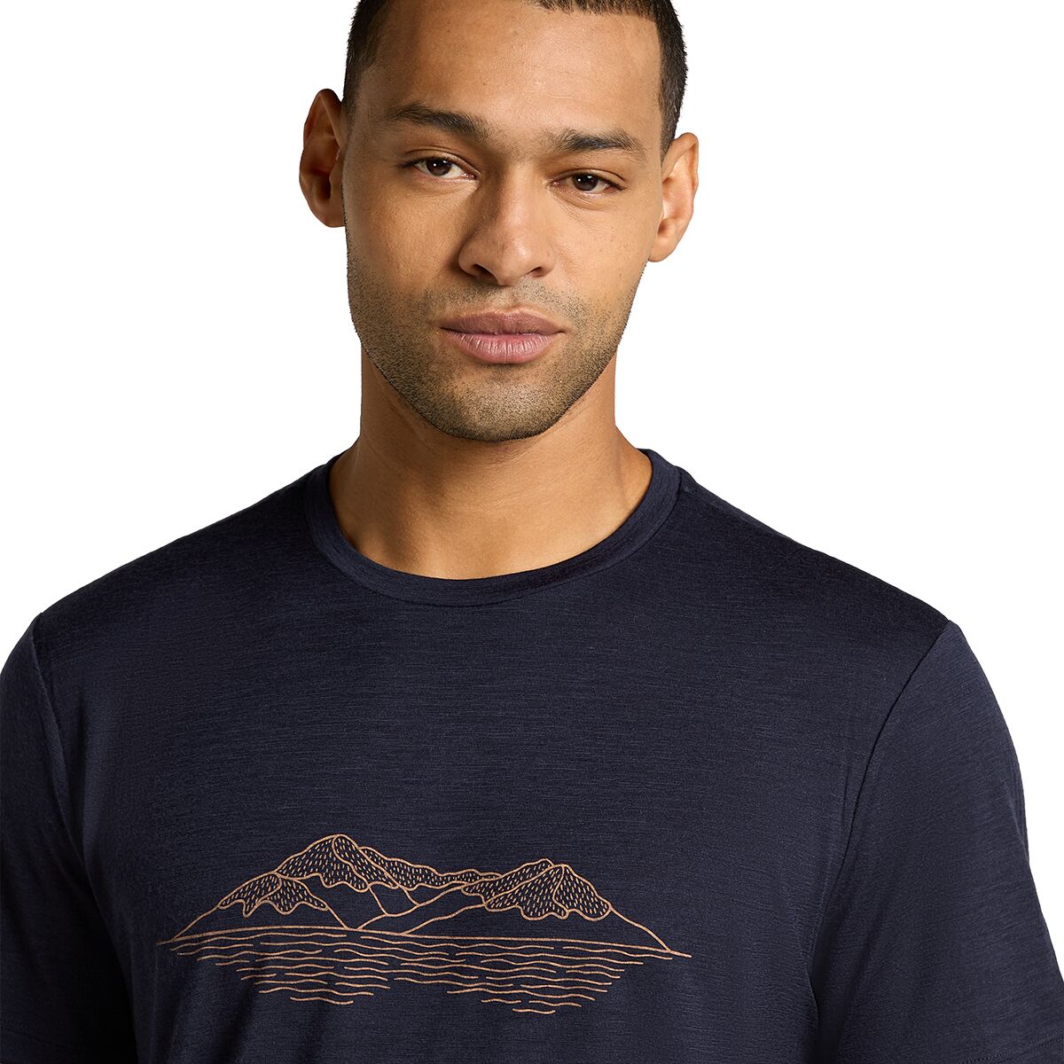 Icebreaker Merino 150 Tech Lite Pukaki Reflected SS T-Shirt...