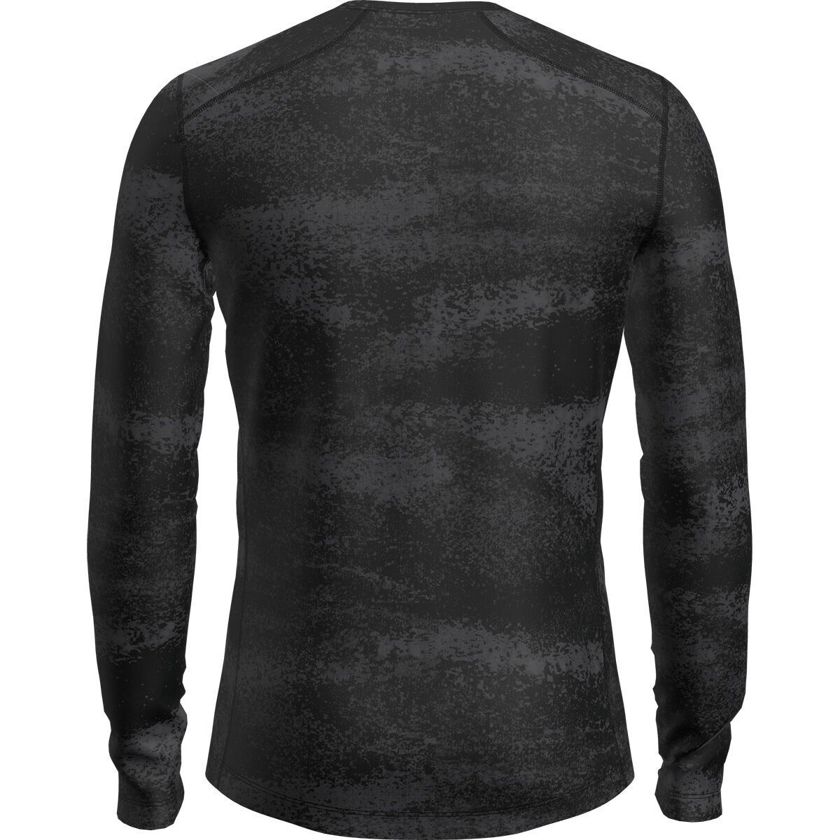 Мужской топ Icebreaker Merino 260 Oasis Vertex Long-Sleeve Crewe Chillwave, цвет: Чёрный / Обсидиановый — фото 2