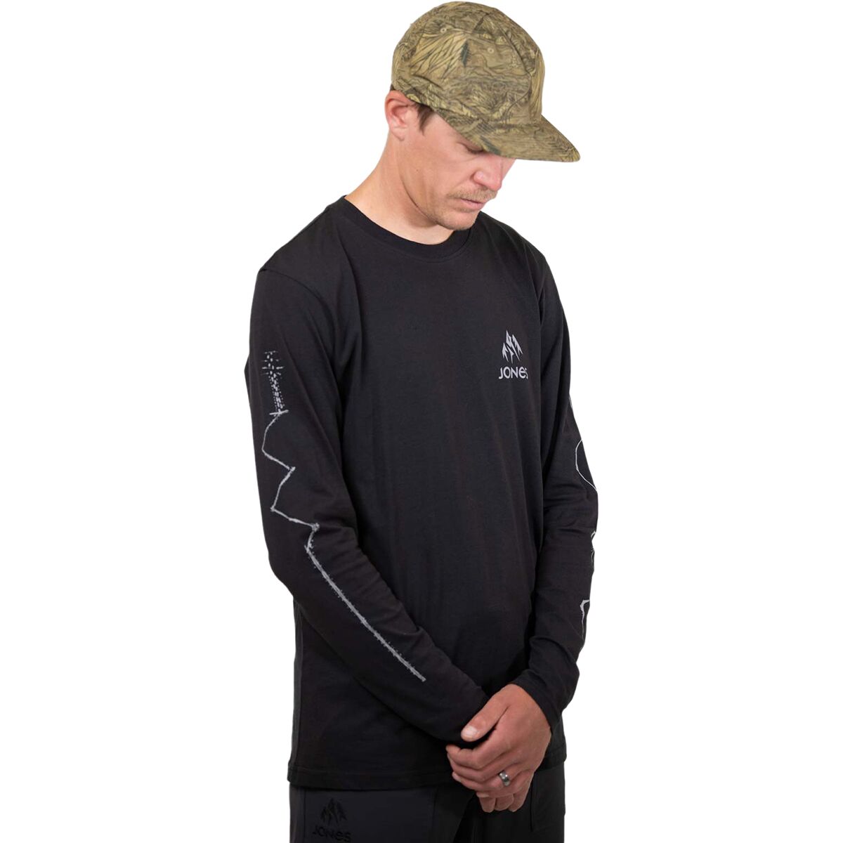 Jones Snowboards Split LongSleeve TShirt Men's Clothing