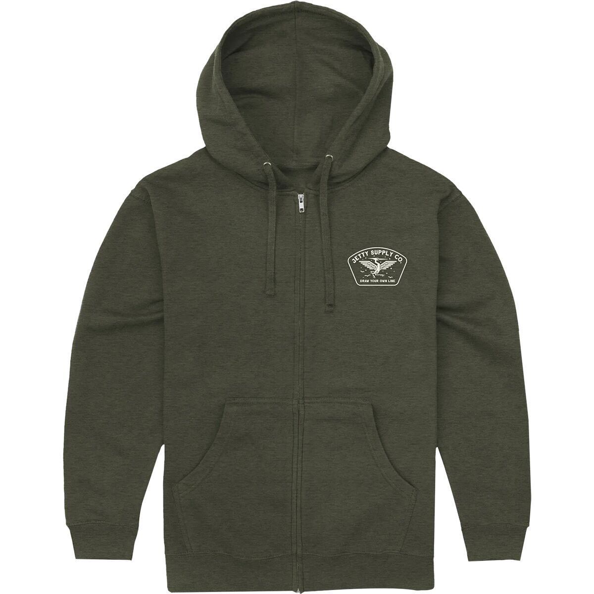 Jetty Heron Zip Up Hoodie - Men´s