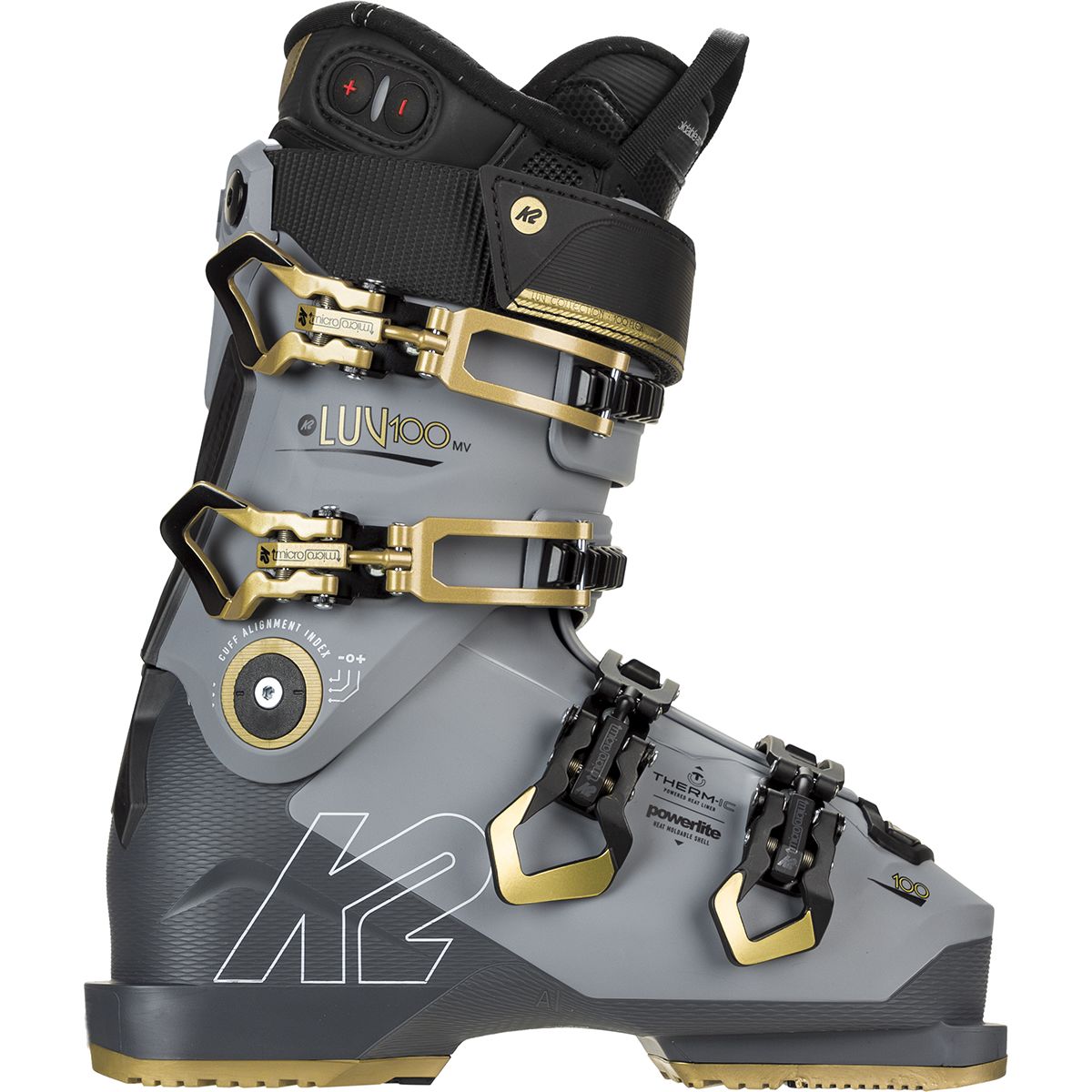 K2 Luv 100 MV – Scarponi Da Sci Alpino Donna 2019 – Powerlight Shell, Flex 100, 100mm - 3