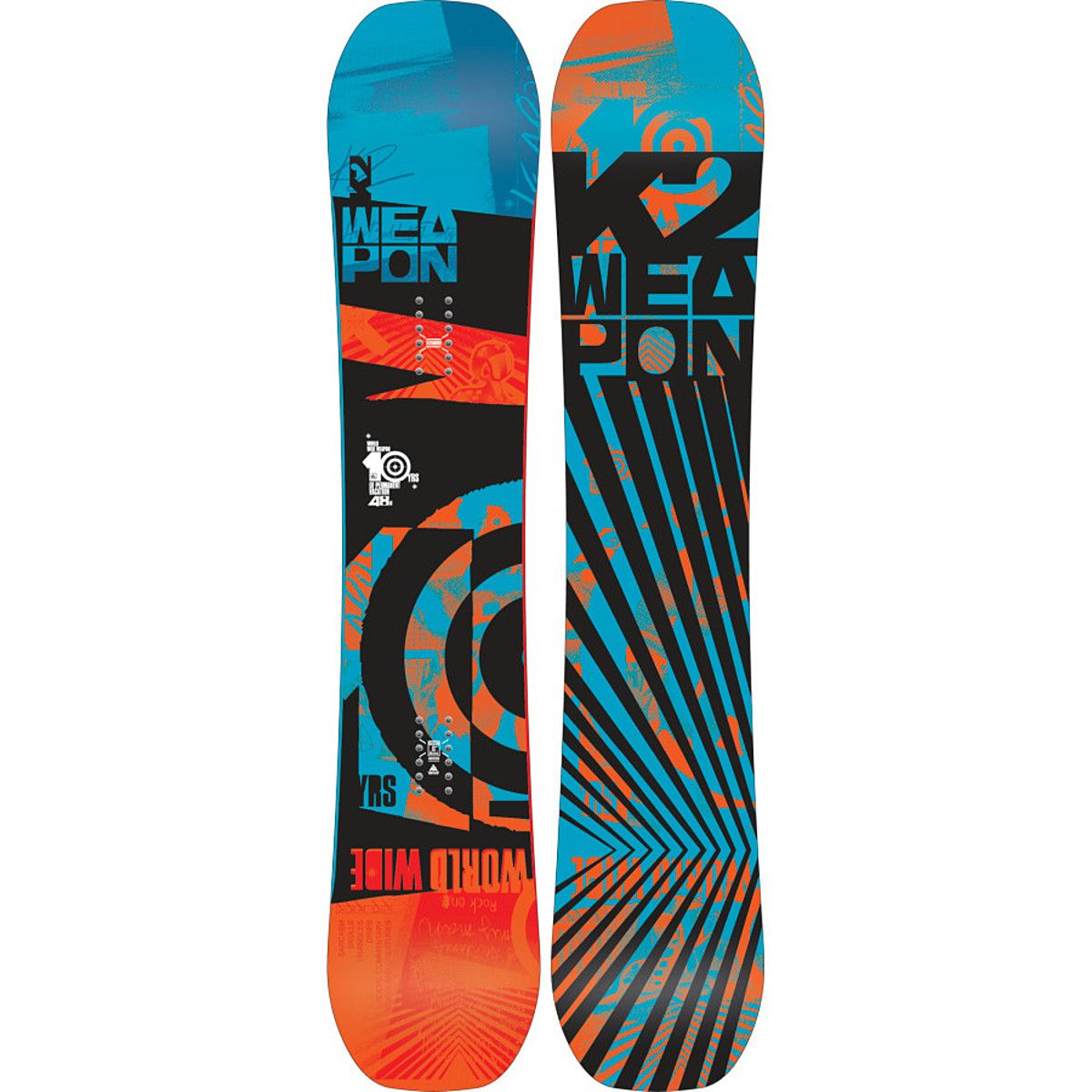 K2 Snowboards World Wide Weapon Snowboard Wide Snowboard