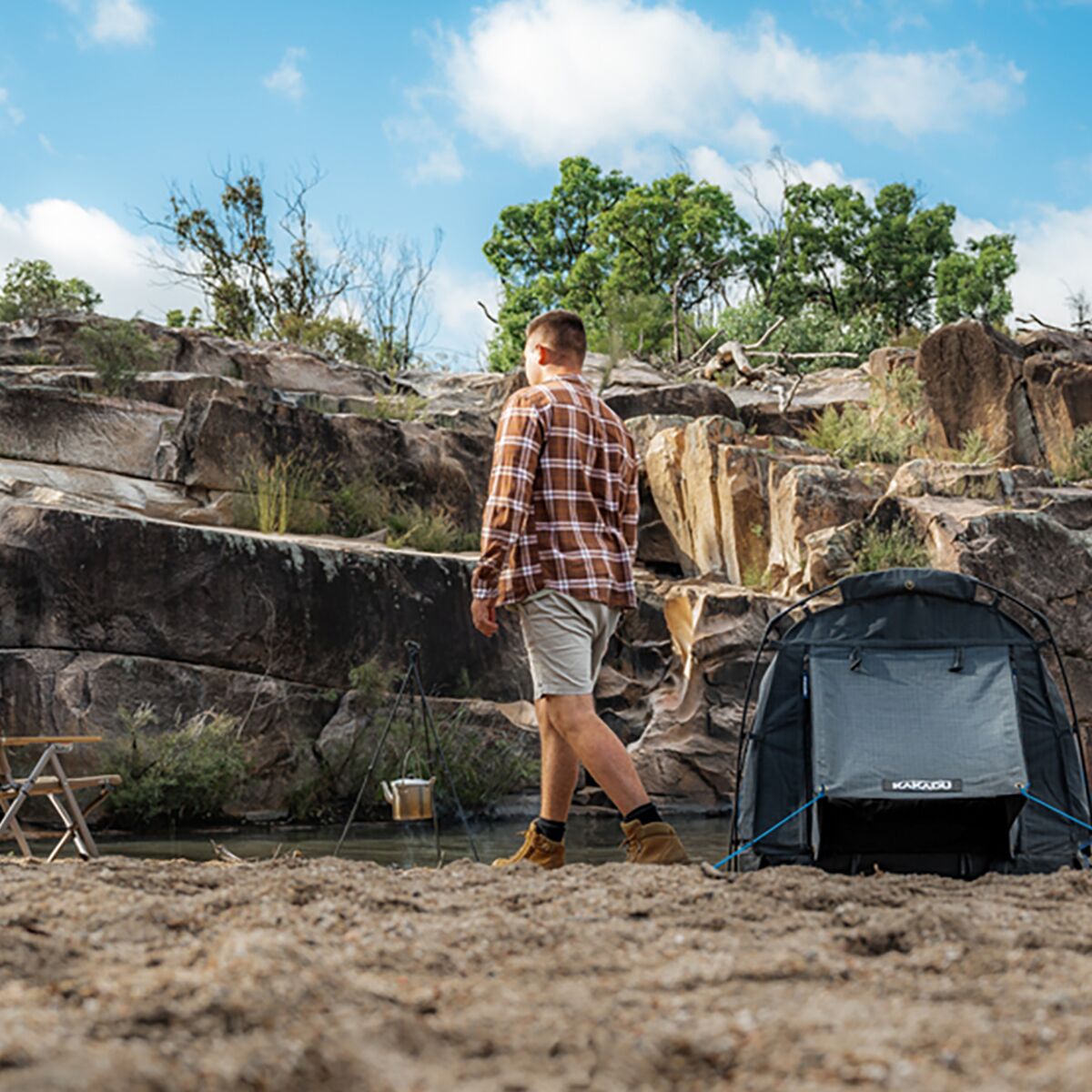 Kakadu Sundowner Swag Tent: 1-Person 3-Season