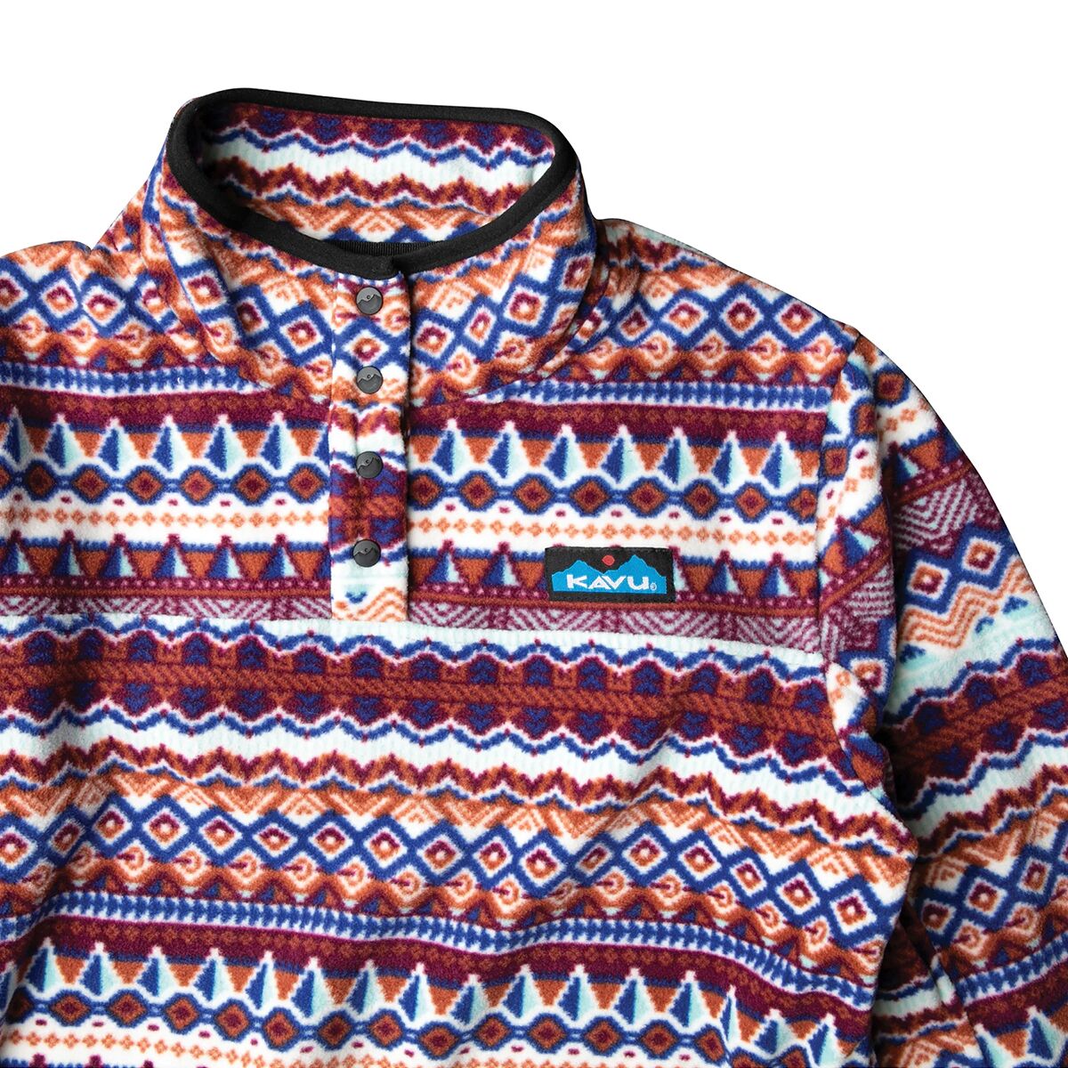 KAVU Women's Cavanaugh Fleece Pullover - Sky Daisy