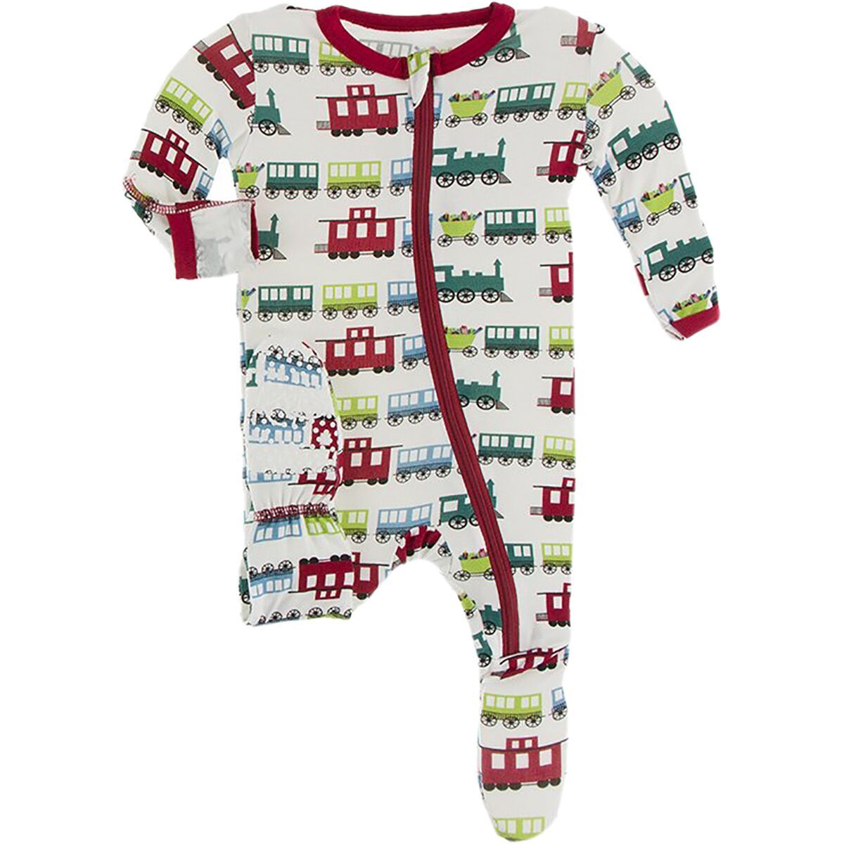 KicKee Pants Baby-boys Infant Solid Footie