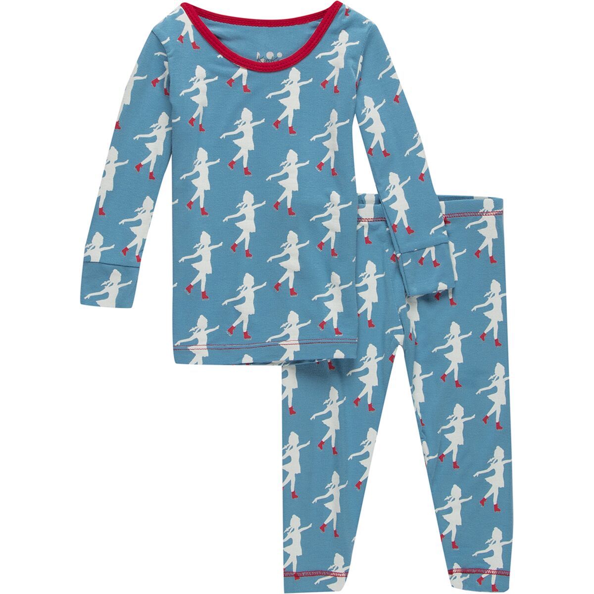 Kickee Pants Print LongSleeve Pajama Set Infant Girls' Kids