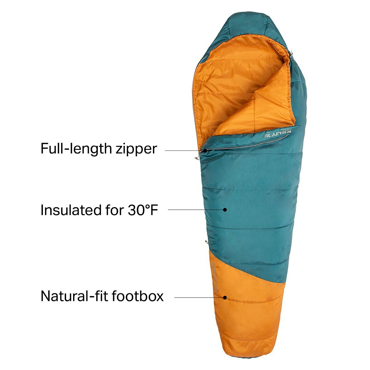 Kelty Mistral Sleeping Bag: 30F Synthetic - Kids´