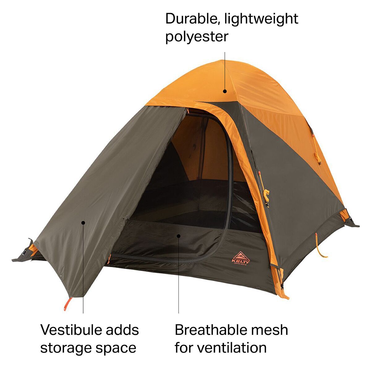 Kelty Grand Mesa 2 Tent: 2-Person 3-Season